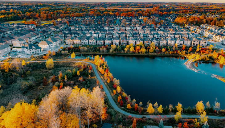 Vaughan GTA neighborhood panorama